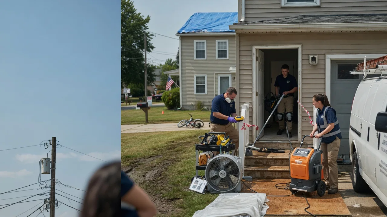 Water Damage Repair in Le Claire, IA near me